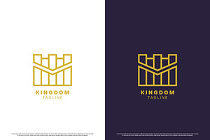 Kingdom Letter Logo Design Icon, a Branding & Logo Template by Morvana Crew
