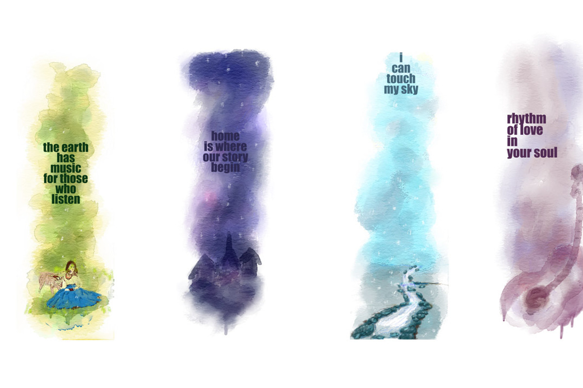 REALISTIC WATERCOLOR BOOKMARK BUNDLE, an Illustration by Natsuhisui (Photo 3 of 4)