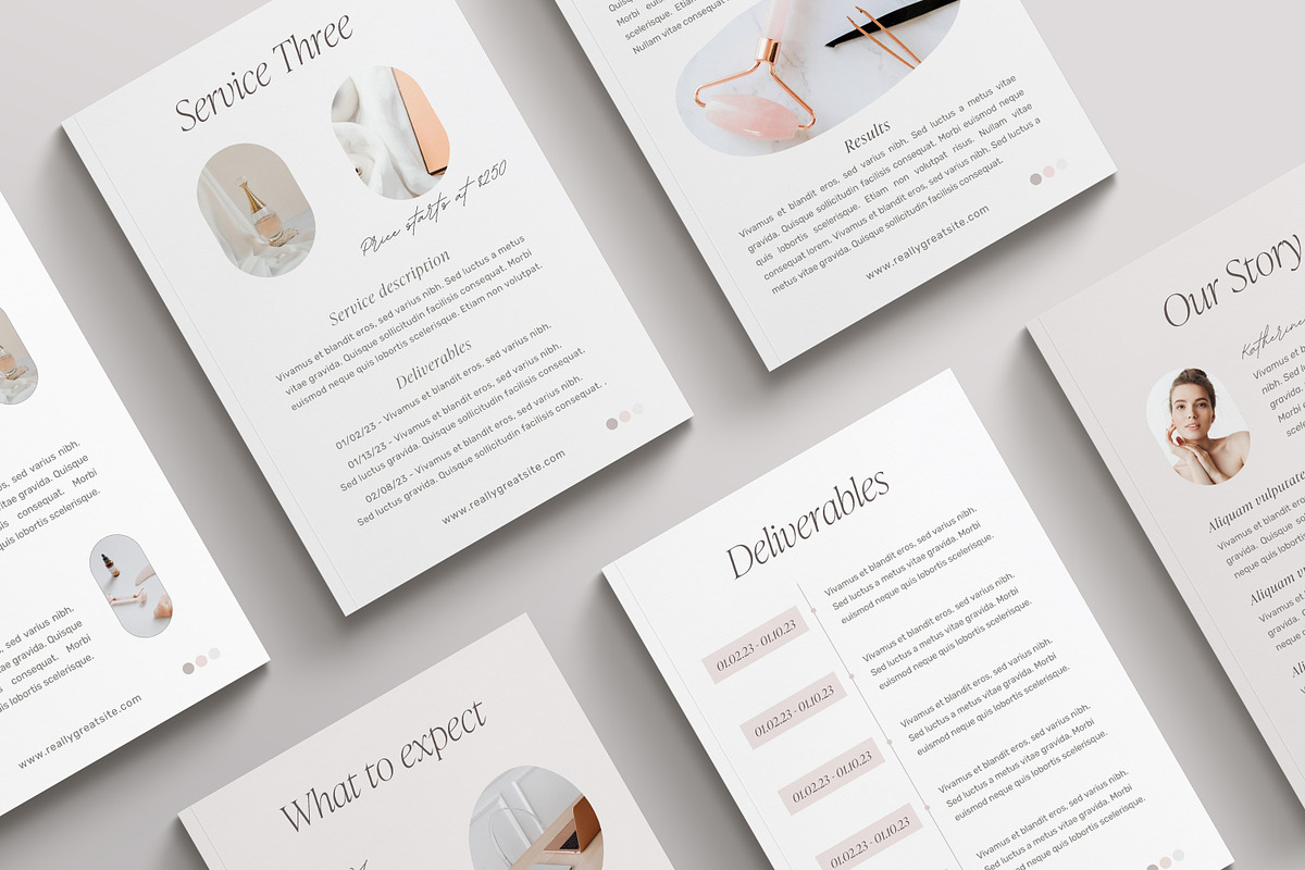 Services & Pricing Guide Template, a Magazine Template by LiliesandBerries (Photo 6 of 11)