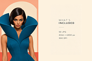 50 Retro Fashion Posters, a Beauty & Fashion Photo by MarisoArt (Thumbnail 2 of 6)
