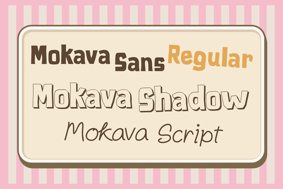 Mokava Font Duo – Irregular Display, a Handwritten Font by Pokal Studio (Photo 8 of 12)