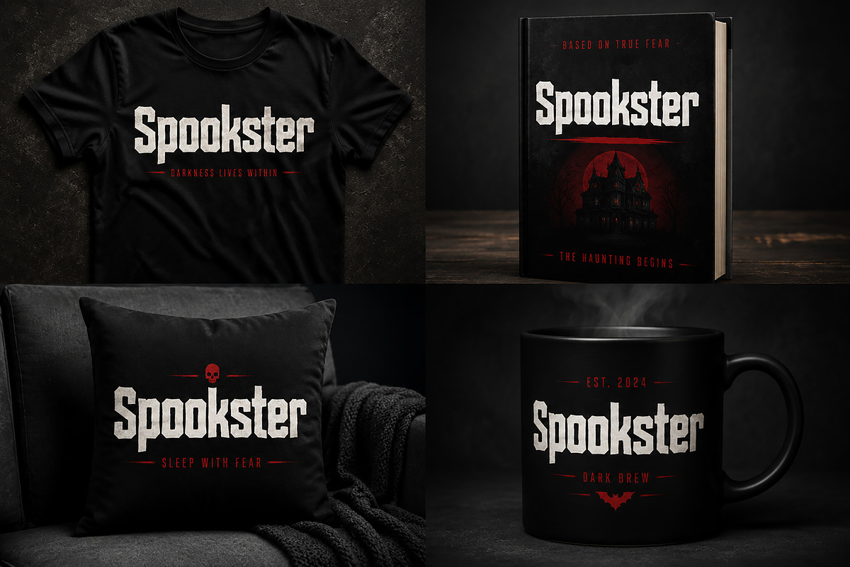 Spookster, a Slab Serif Font by Wow Magic (Photo 2 of 4)