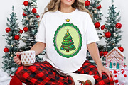 Christmas Coquette Frame Clipart Bun, an Illustration by Libby Wishes (Thumbnail 8 of 8)