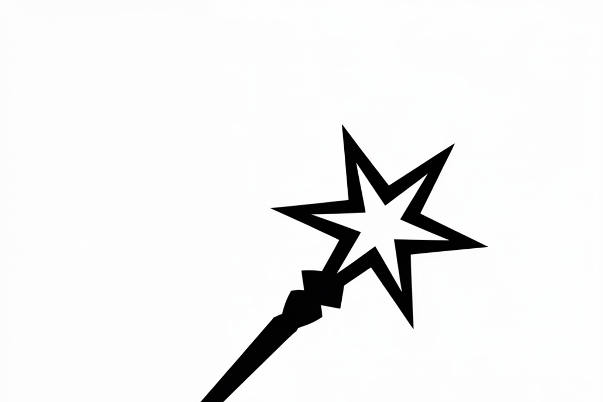 A stylish set of magic wand vector, an Illustration by Amazin_art (Photo 29 of 41)