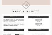 Resume Template for MS Word, a Resume Template by This Paper Fox (Thumbnail 4 of 5)