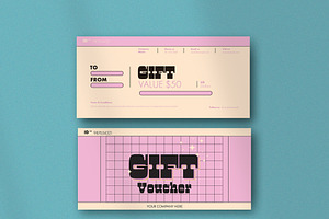 Retro Style Gift Voucher, a Templates & Theme by wavebreak