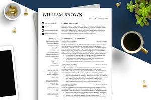 Social Media Marketing CV Resume