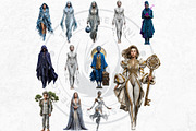 Dream Drifters Surreal Cliparts, a Person Illustration by ThatsDesignArt (Thumbnail 14 of 15)