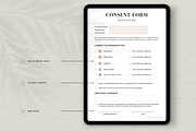 Photography Consent form template, a Stationery Template by Bonita Digital Design (Thumbnail 2 of 2)