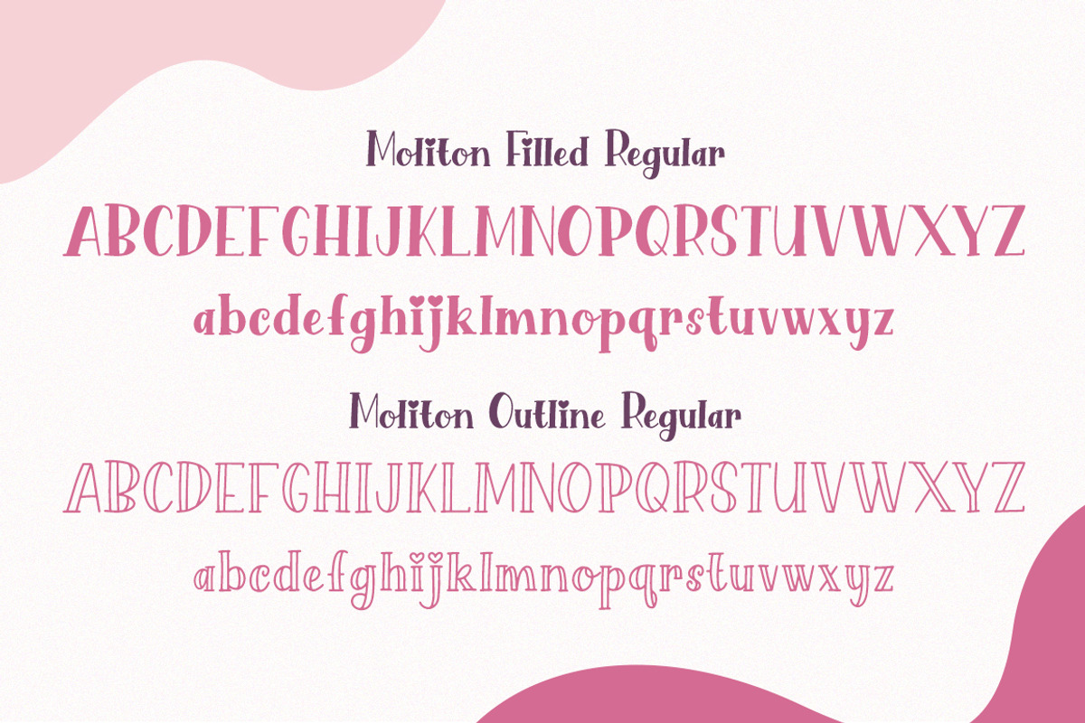 Moliton Serif Font Duo preview 6