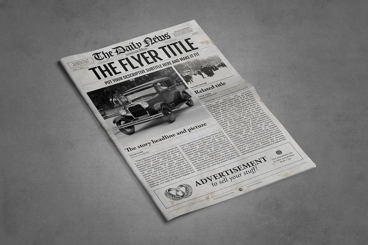 5 Newspaper Style Templates Bundle, a Magazine Template by Newspaper Templates (Photo 9 of 11)