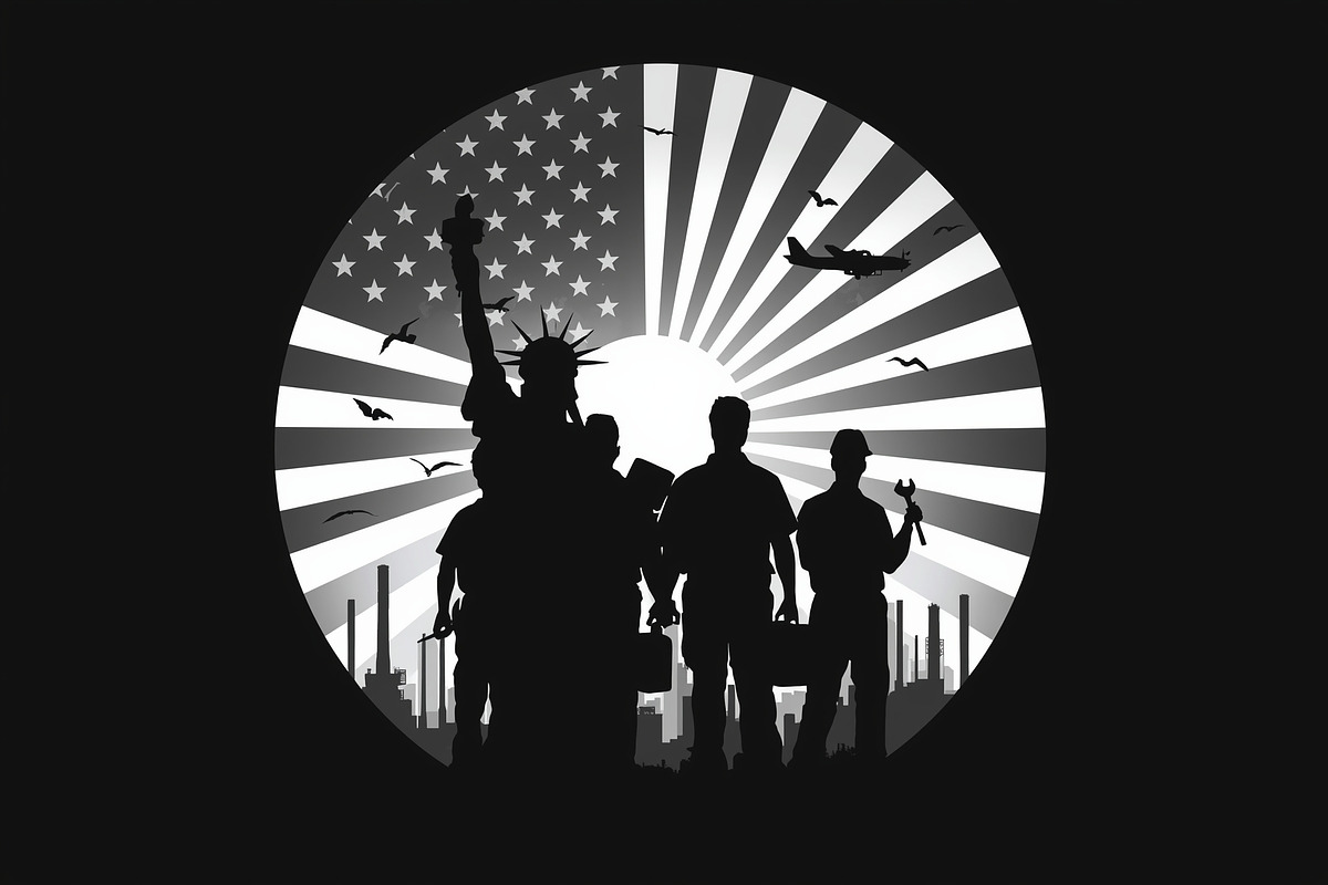 America Worker Vector Bundle, an Illustration by jahid234 (Photo 18 of 21)