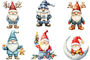 Christmas Gnome Sublimation Clipart, an Illustration by Designking (Thumbnail 3 of 4)