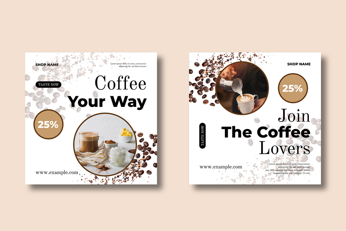 Modern Coffee Shop Social Media preview 5