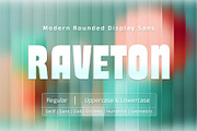 Raveton - Display Font, a Font by Studio Moara (Thumbnail 1 of 8)