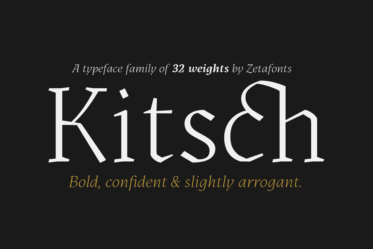 Kitsch - 32 fonts
