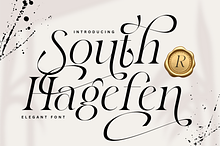 South Hagefen - Luxury Elegant Font