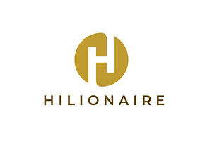 H Letter Circle Logo