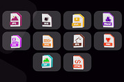 File Format 3D Icon Pack, a 3D by novia99design (Thumbnail 8 of 8)