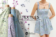Delicate Flowers Pattern Design, a Pattern Graphic by VOVU Studio (Thumbnail 3 of 10)