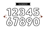 Cute Outline - Outline Font Types, a Font by KiddoGlyphs Studio (Thumbnail 4 of 4)