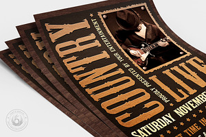 Country Music Flyer Template V5