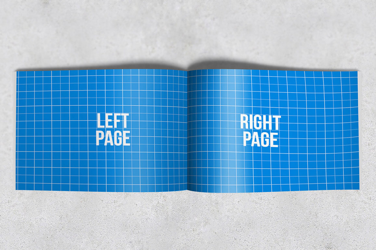 A4 Horizontal Brochure Mockups, a Print Template by Kongkow (Photo 6 of 7)