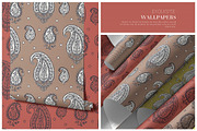 Vintage Block Prints Paisley & Motif, a Pattern Graphic by TSTUDIO (Thumbnail 8 of 10)