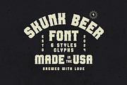 Skunk Beer, a Font by Dead Moose Studio (Thumbnail 1 of 11)