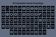 61 Futuristic Snoot Overlays, a Pattern Graphic by 3Motional (Thumbnail 9 of 16)