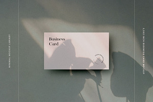 3,5x2 Inch Business Card Mockups