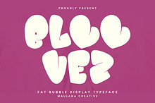 Bloovez Fat Bubble Valentine Font
