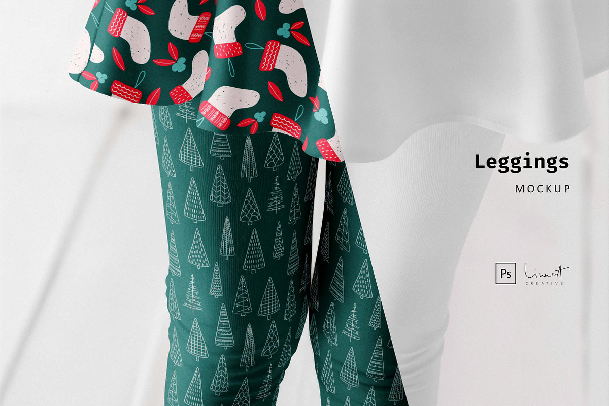 Kids Leggings Mockup, a Bottom Mockup by LinnestCreative (Photo 4 of 5)