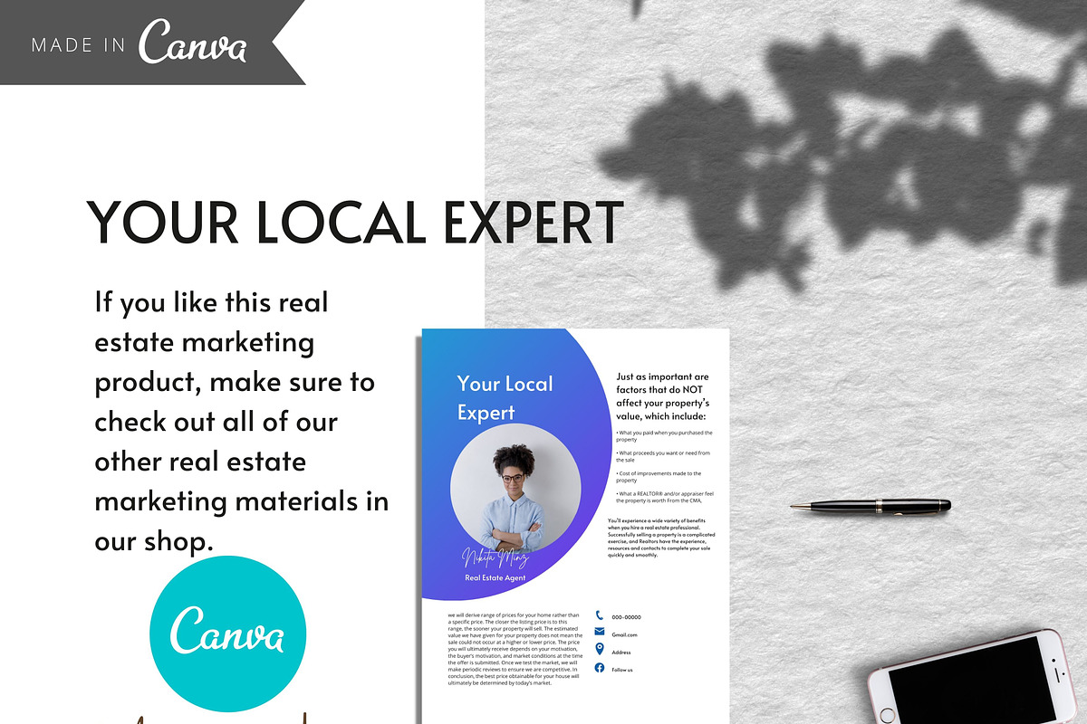 Real Estate CMA Template, a Brochure Template by Modernastic - Canva (Photo 7 of 8)