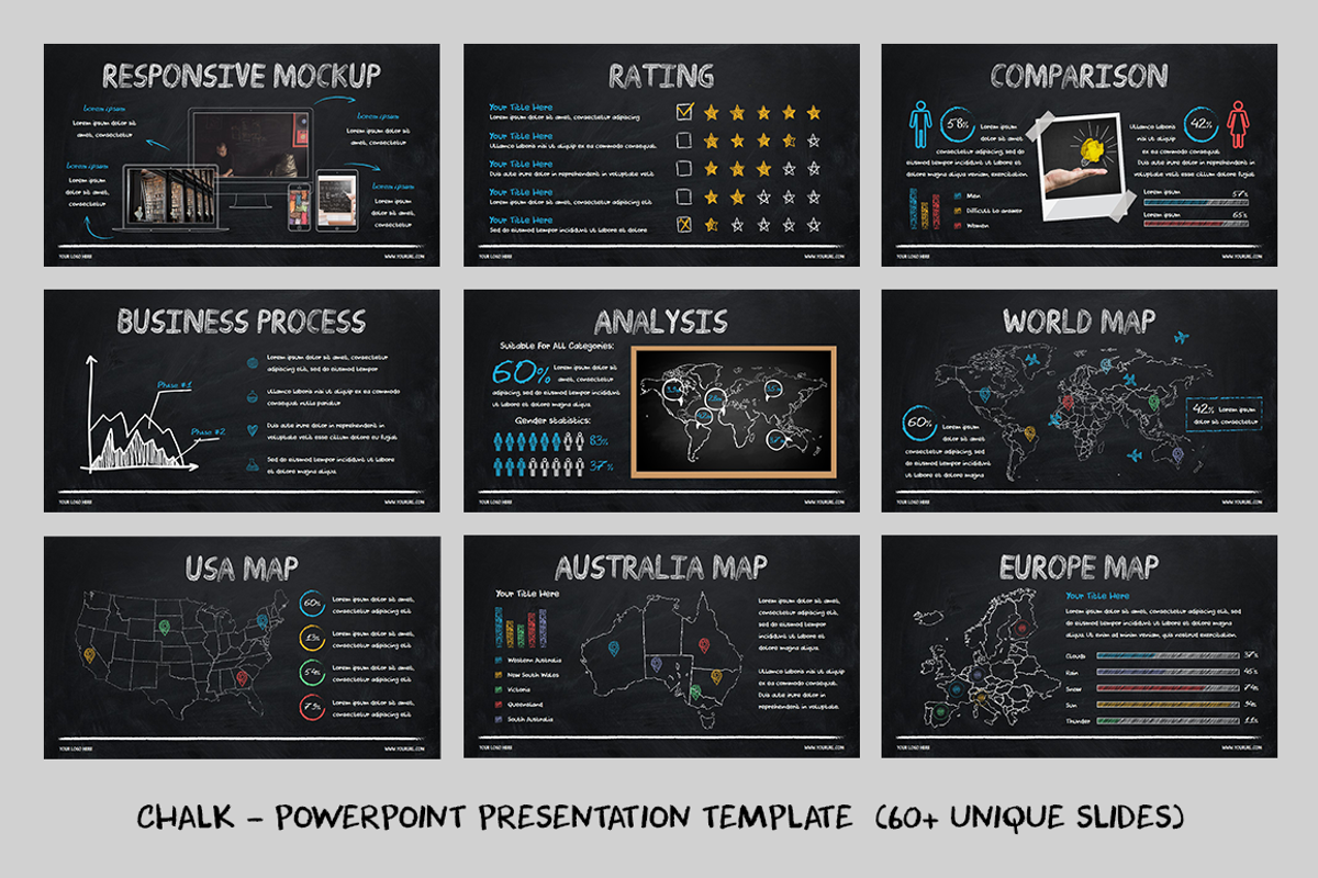 Chalk - Powerpoint Template, a Presentation Template by Helga_Design (Photo 8 of 13)