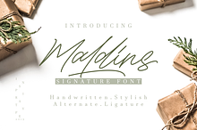 Maldins - Stylish Signature Font