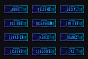 Cyberpunk | 18 Twitch Panels, a Social Media Template by SageDsgn (Thumbnail 5 of 6)