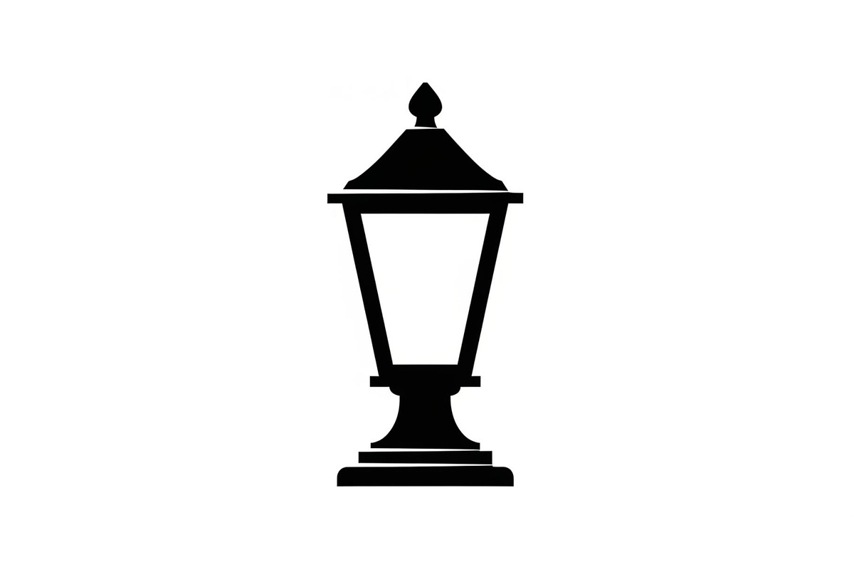 Vintage Street Lantern Silhouette Bu, an Illustration by hafijul (Photo 39 of 51)