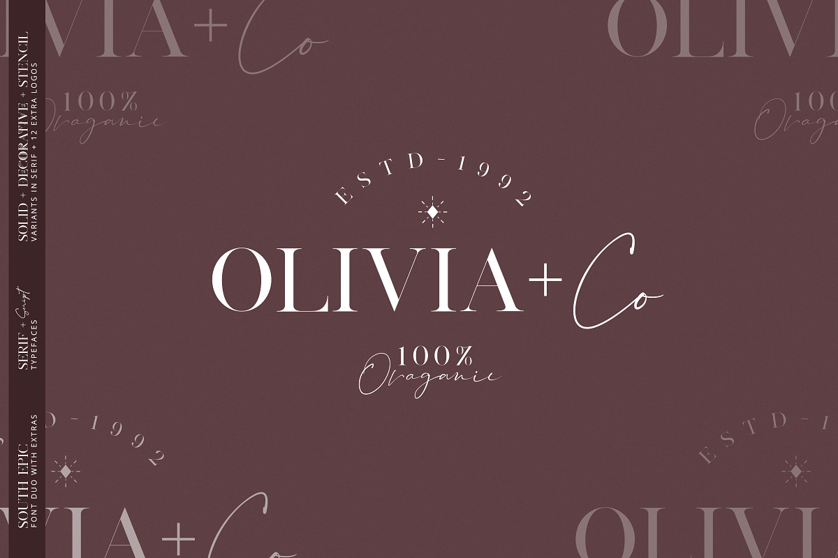 South Epic Dream Font Duo + Logos, a Serif Font by SNIPESCIENTIST (Photo 10 of 32)