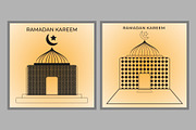 Ramadan Kareem Mosque Greeting Card, a Decorative Illustration by Lakhan1998 (Thumbnail 5 of 6)