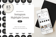 Instagram Highlights Icon Kit, a Graphic by Loh Studio (Thumbnail 1 of 3)