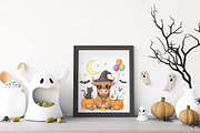 Halloween Highland Cow PNG, an Illustration by Designworld (Thumbnail 5 of 6)