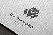MV Diamond Logo, a Branding & Logo Template by CAIRON CREATIVESTUDIO (Thumbnail 3 of 5)