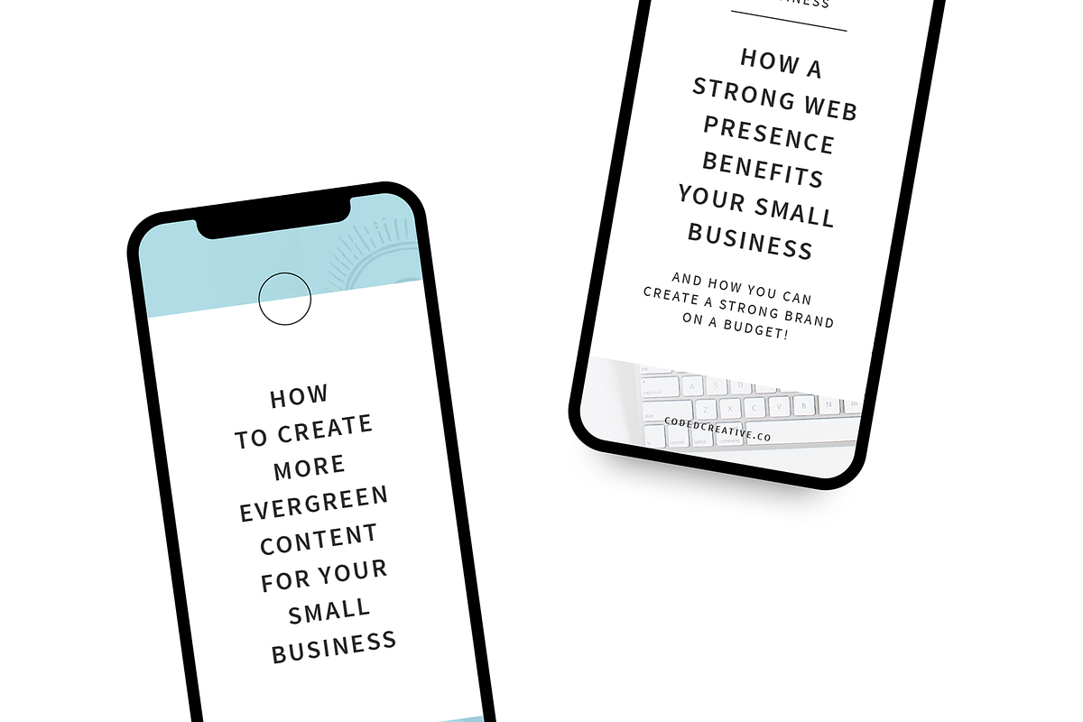 Olivia Pinterest Templates, a Social Media Template by Coded Creative (Photo 3 of 6)