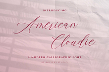 American Cloudie Font