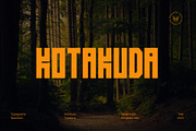 Kotakuda Bold Display Typeface, a Sans Serif Font by Pengedar Seni (Thumbnail 1 of 12)