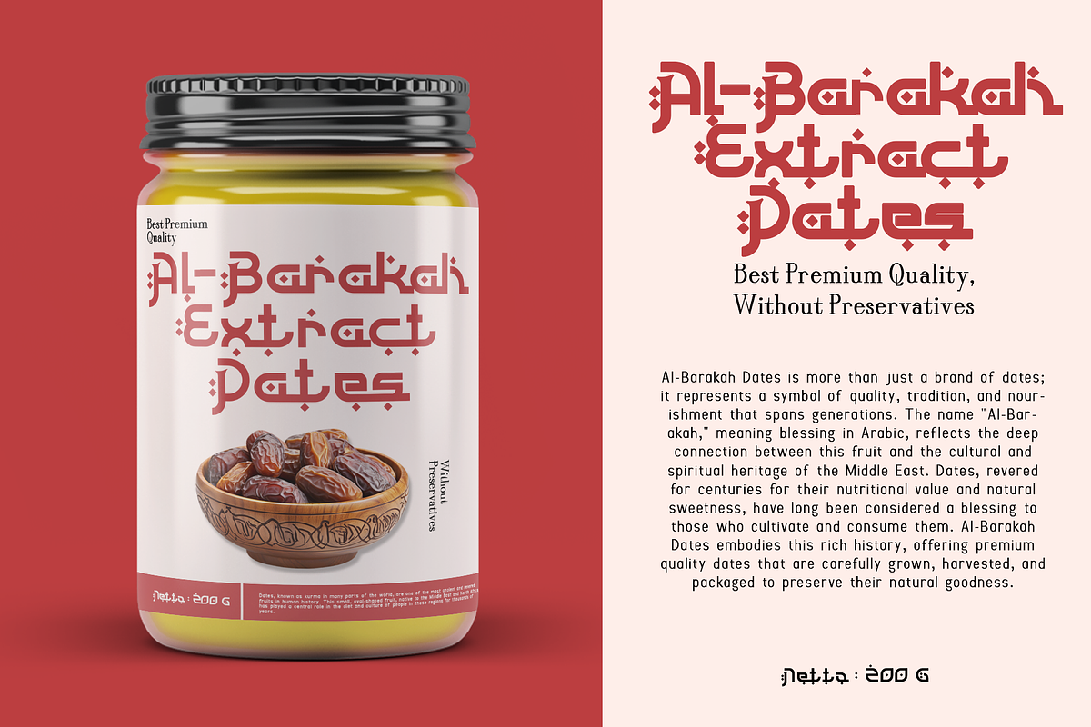 Bissmikha–ModernArabic Style Display, a Handwritten Font by overlaytemplates (Photo 3 of 5)