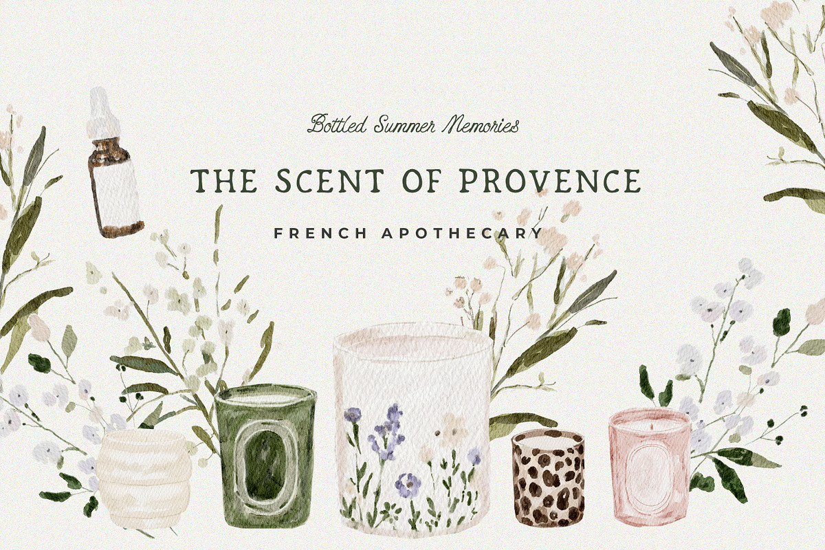 Handdrawn French Cottage Watercolor, an Object Graphic by Laras Wonderland (Photo 4 of 12)
