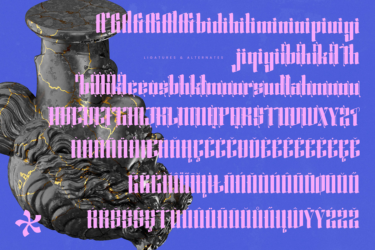 Silakins Blackletter Display, a Blackletter Font by timelesstype.co (Photo 19 of 20)