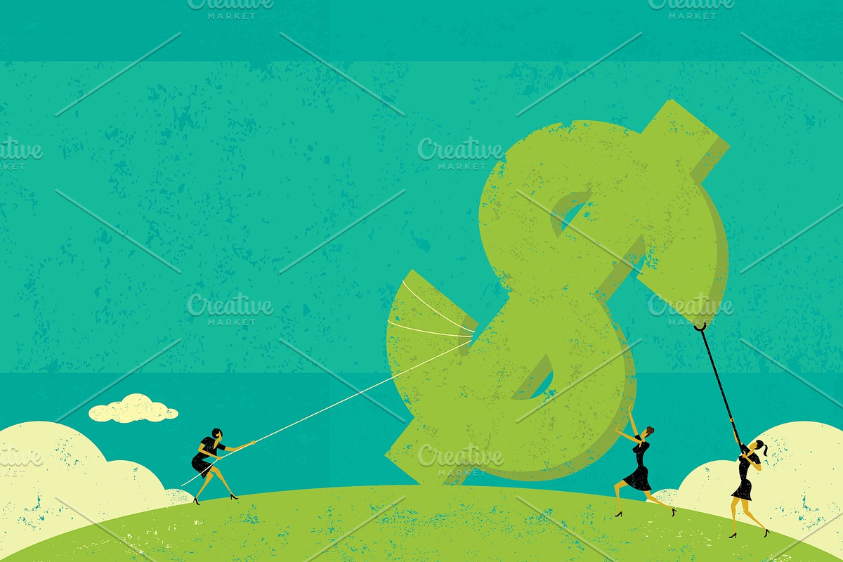 Business Concepts Bundle 07 Women, a Person Illustration by retrorocket (Photo 12 of 16)